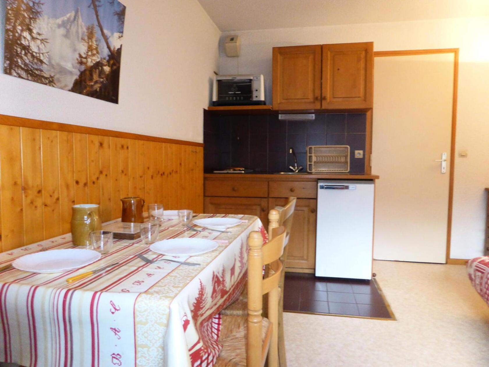 Résidence Le Prarion 2 - Studio pour 4 Personnes 25 Les Houches Extérieur photo